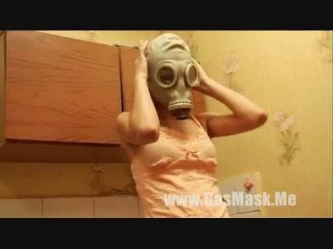 Russian Teen Maria Finds a Gas Mask - YouTube; Fetish Latex 