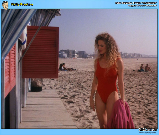 Kelly Preston is sexy in red; Celebrity Hot 