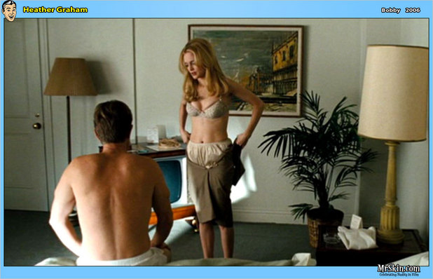 Sexy Heather Graham strips down in the hotel; Celebrity Hot 