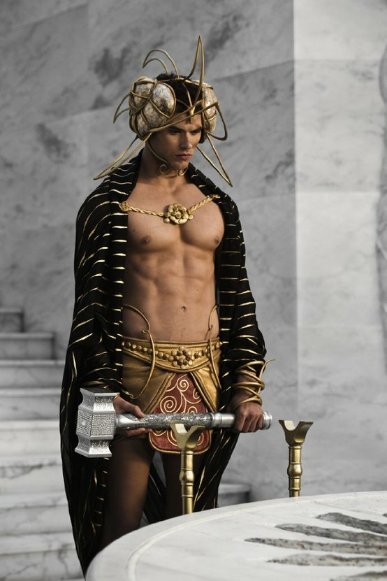 The costumes in Immortals were amazing. That headdress!; Men 