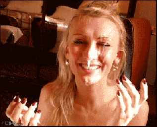 Deal with it; Blowjob Bukkake Funny Gif 