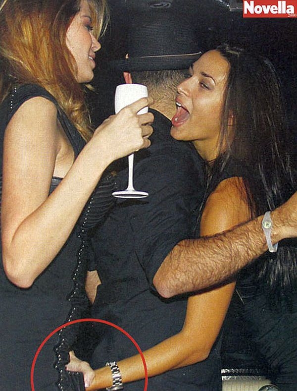 Aida Yespica groping; Celebrity 