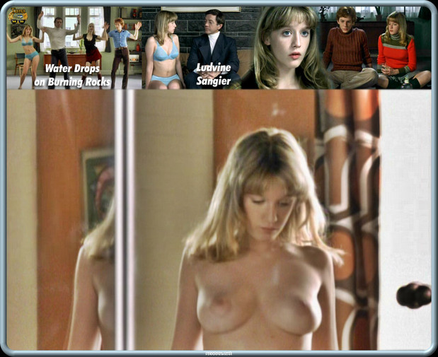 Ludvine Sagnier topless screenshots; Celebrity Hot 