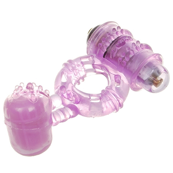 Cheap sale Long Lasting Ring with Dual 8-Mode Vibration Controls (3*LR44 + 2*LR10) online; Toys 